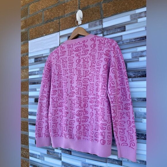 Marc Jacobs Pink Heaven By Marc Jacobs Scribblez Sweater XS - Picture 8 of 16